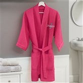 Pink Waffle Robe