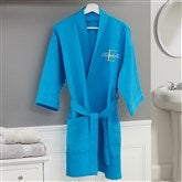 Aqua Waffle Robe