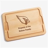 NFL Arizona Cardinals Personalized Maple Cutting Boards - 33344