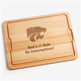 NCAA Kansas State Wildcats Personalized Maple Cutting Boards - 33484