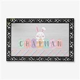 Happy Easter Eggs Personalized Easter Doormats - 33531
