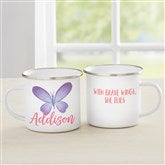 12 oz. Butterfly Camp Mug