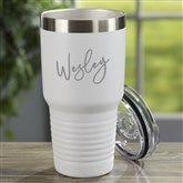 30 oz. White Tumbler