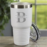 30 oz. White Tumbler