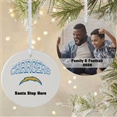 NFL Los Angeles Chargers Personalized Ornaments - 33593