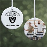 NFL Las Vegas Raiders Personalized Ornaments - 33601