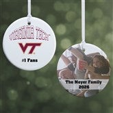 NCAA Virginia Tech Hokies Personalized Ornaments - 33609