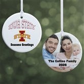 NCAA Iowa State Cyclones Personalized Ornaments  - 33653