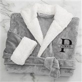 Grey Hooded Robe
