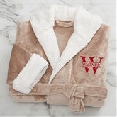 Taupe Hooded Robe