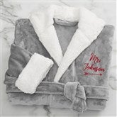 Mr. Grey Hooded Robe