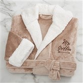 Mr. Taupe Hooded Robe