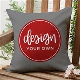 Grey Outdoor Pillow