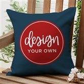 Navy Blue Outdoor Pillow