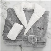 Grey Hooded Robe