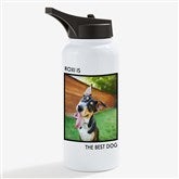 Picture Perfect Personalized Photo Double-Wall Vacuum Insulated Water Bottle - 34246