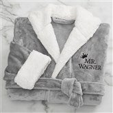 Grey Hooded Robe
