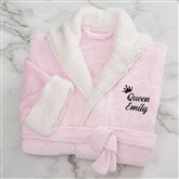 Pink Hooded Robe