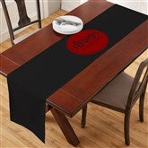 Black Table Runner