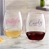 21oz. Stemless Wine Glass