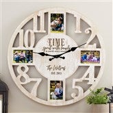 Whitewashed Clock