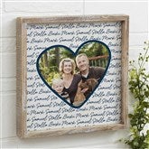 12x12 Whitewashed Frame