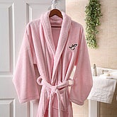 Pink Fleece Robe-42