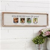 4 Photo Whitewashed Frame