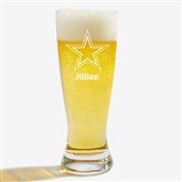 NFL Dallas Cowboys Personalized Beer Glass  - 36674