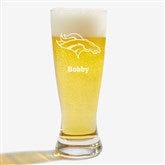 NFL Denver Broncos Personalized Beer Glass  - 36675