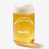 NFL Los Angeles Chargers Personalized Beer Glass  - 36701