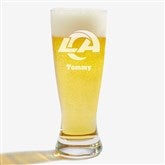 NFL Los Angeles Rams Personalized Beer Glass  - 36702