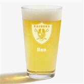 NFL Las Vegas Raiders Personalized Beer Glass  - 36709