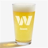 NFL Washington Football Team Personalized Beer Glass  - 36716