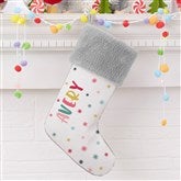 Grey Fur Stocking