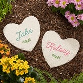 Small Heart Garden Stone