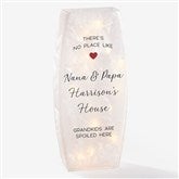 No Place Like Personalized Grandparents Frosted Shelf Décor  - 36831