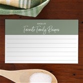 3x5 Recipe Cards