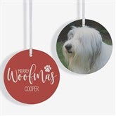 Merry Woofmas Personalized Ornament - 37731