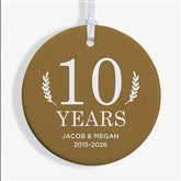 Love Everlasting Personalized Anniversary Ornament  - 37733