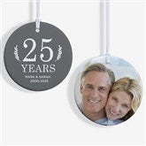 Love Everlasting Personalized Anniversary Ornament  - 37733