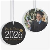 Classic Graduation Personalized Ornament  - 37737