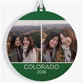 Family Photo Personalized Ornament  - 37762