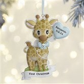 Giraffe Ornament Blue