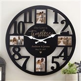 Our Love Is Timeless Personalized Picture Frame Wall Clock  - 38648