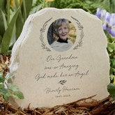 Photo Standing Garden Stone