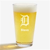 MLB Detroit Tigers Personalized Beer Glass  - 39356