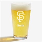MLB San Francisco Giants Personalized Beer Glass  - 39358