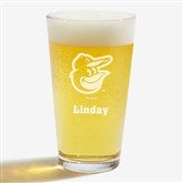 MLB Baltimore Orioles Personalized Beer Glass  - 39361