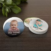 Round Photo & Name Magnet